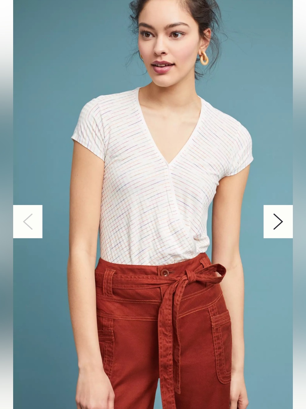 Anthropologie Leila Wrap Top